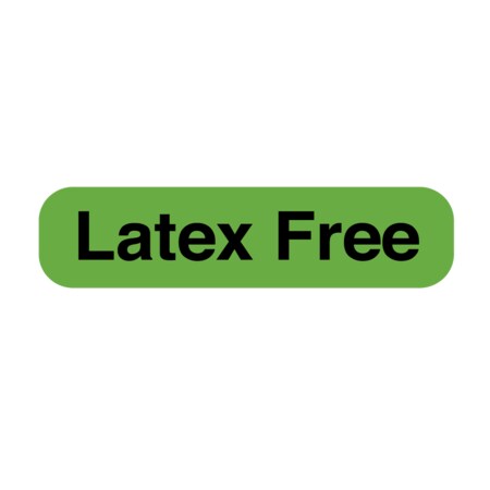 Label, Latex Free Flr Green W/Black
